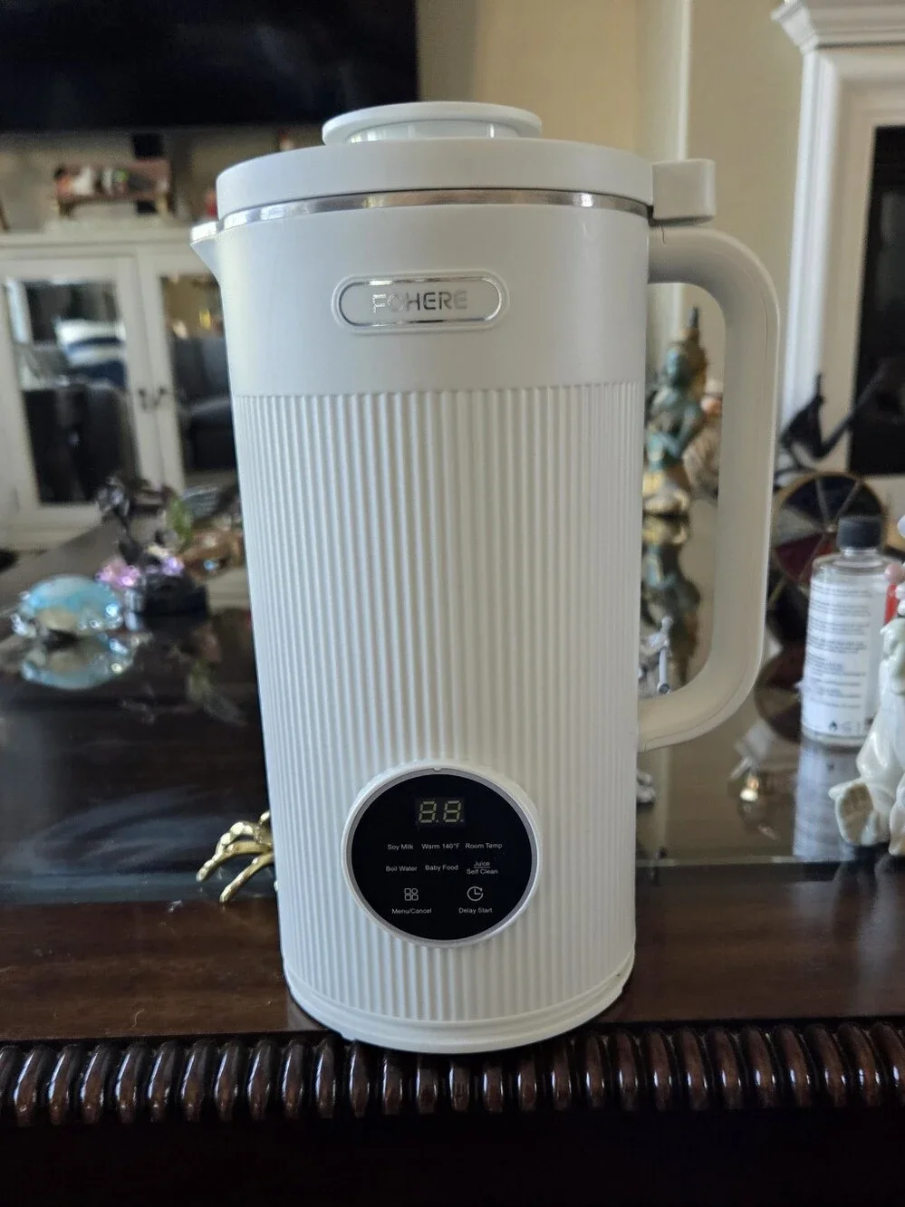 White Soy Milk Maker by - Electric Portable Blender Kettle